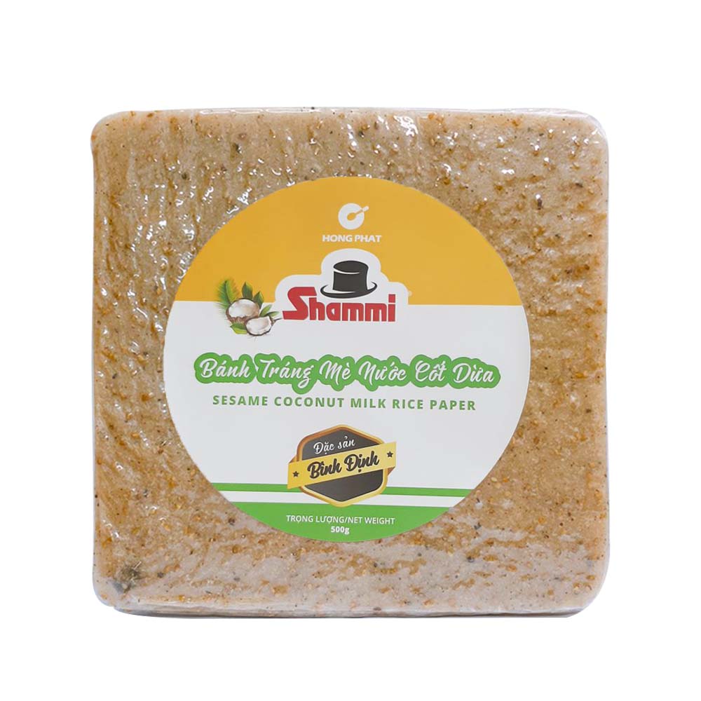 Shammi Sesame Coconut Milk Rice Paper (Square)