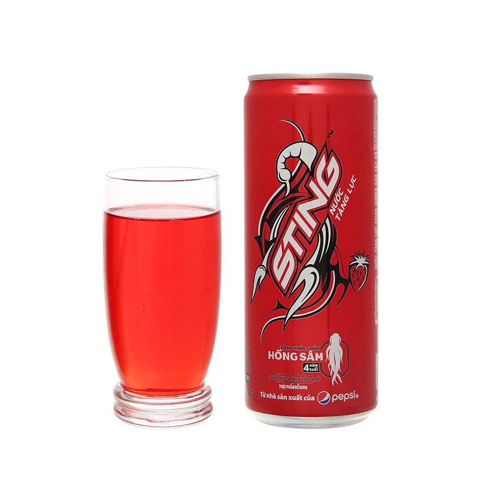 Sting Energy Drink (Strawberry) Can 320ml