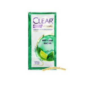 Clear Cool Menthol Anti-Dandruff Shampoo Sachets 5.8ml × 10