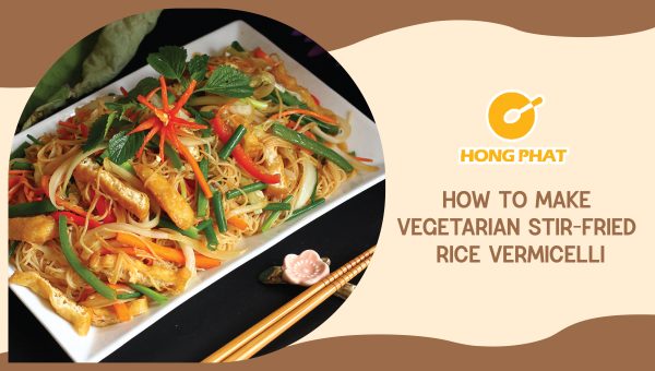 How to Make Vegetarian Stir-Fried Rice Vermicelli