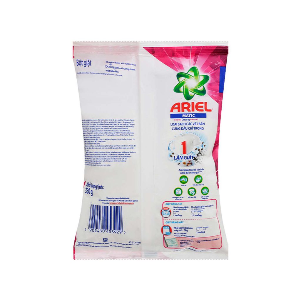 Ariel Passion Detergent Powder 330g | Hong Phat Co., ltd