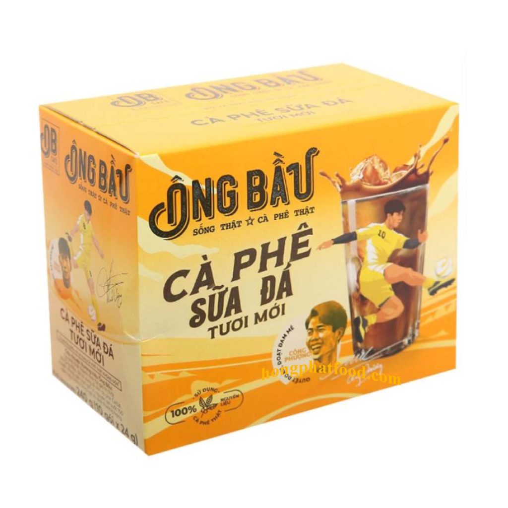 Ong Bau Instant Milk Coffee 240g | Hong Phat Co., ltd