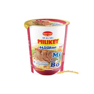 Miliket Milione Beef flavor instant noodles