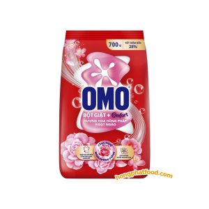 OMO Comfort French Rose Scent Detergent Powder Refill 700g