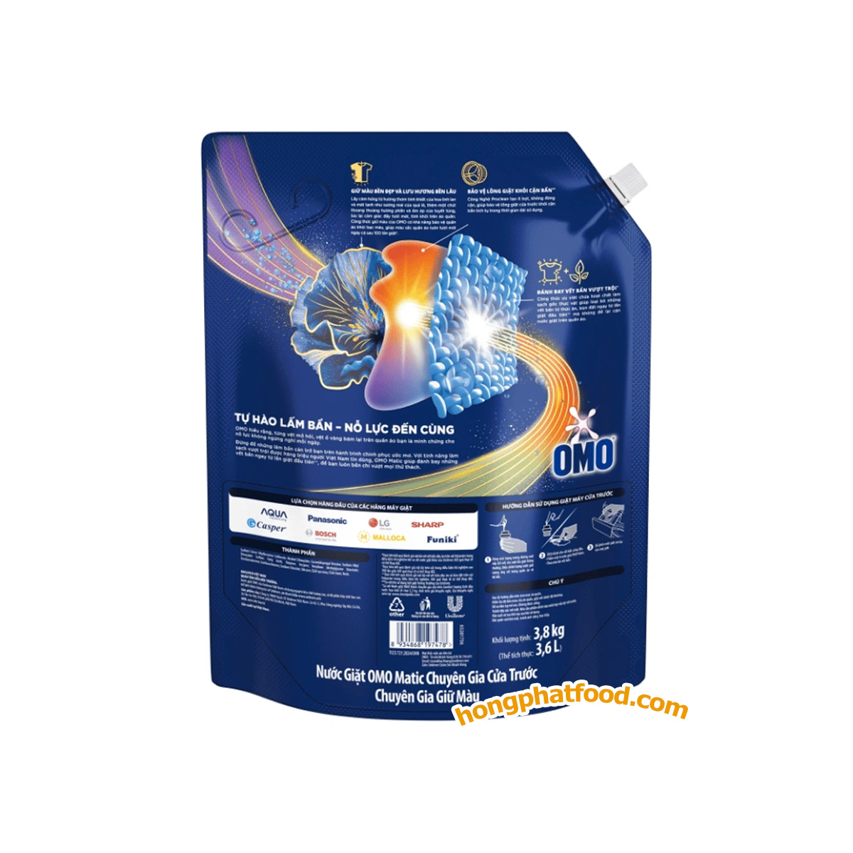 omo-matic-front-load-color-protect-fresh-scent-detergent-liquid-3.8kg-behind OMO Matic Front Load Color Protect Fresh Scent Detergent Liquid 3.8kg