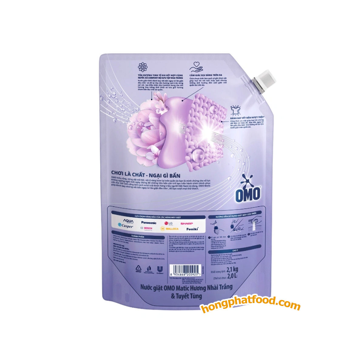 omo-matic-top-load-white-jasmine-&-cedarwood-scent-detergent-liquid-2.1kg-behind OMO Matic Top Load White Jasmine & Cedarwood Scent Detergent Liquid 2.1kg