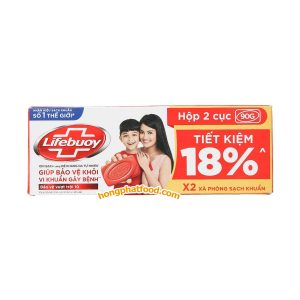 Lifebuoy Advanced Protection Anti-Bacterial Soap Bars 2 x 90g